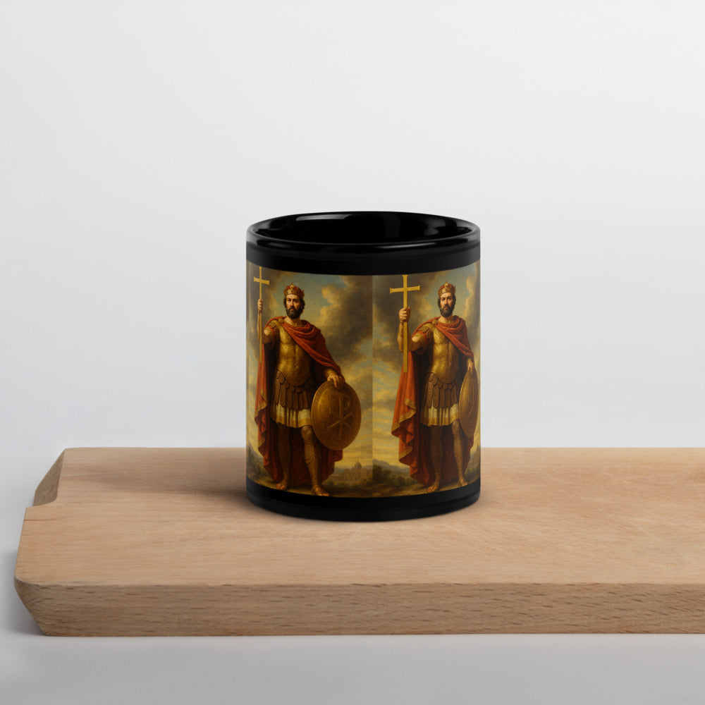 Mug brillant noir - Saint Constantin