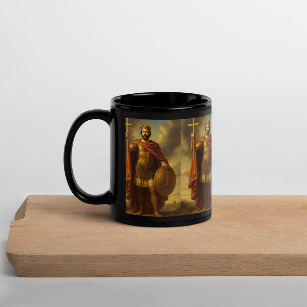 Mug brillant noir - Saint Constantin
