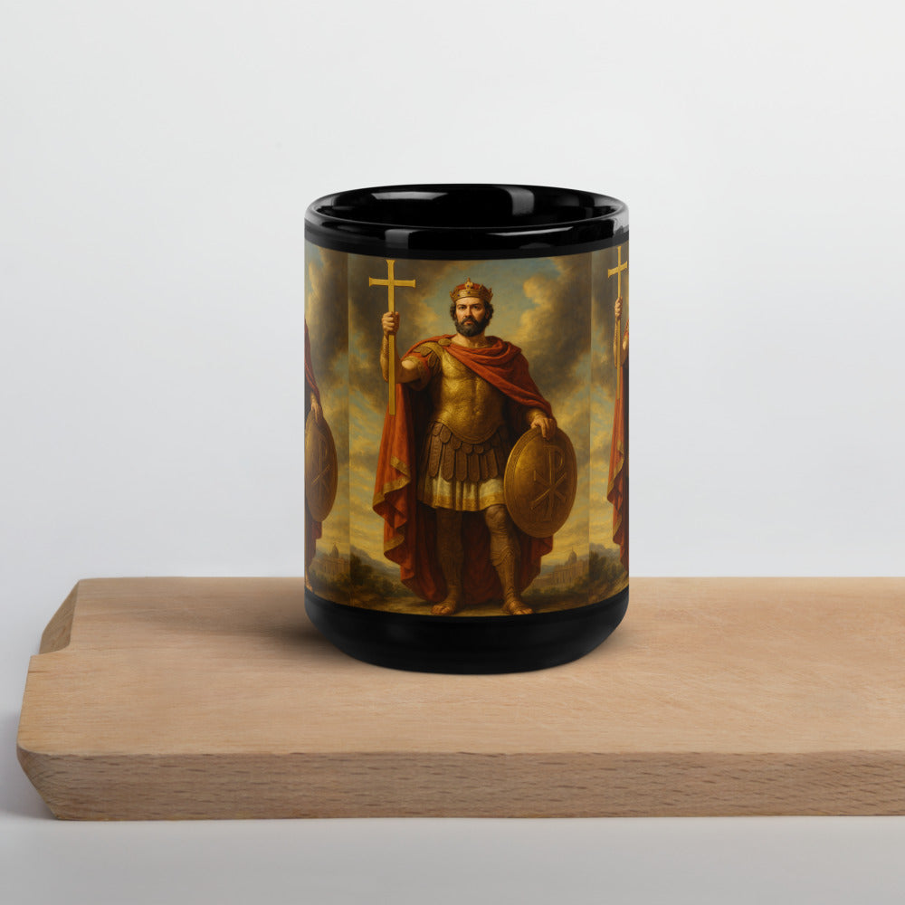 Mug brillant noir - Saint Constantin