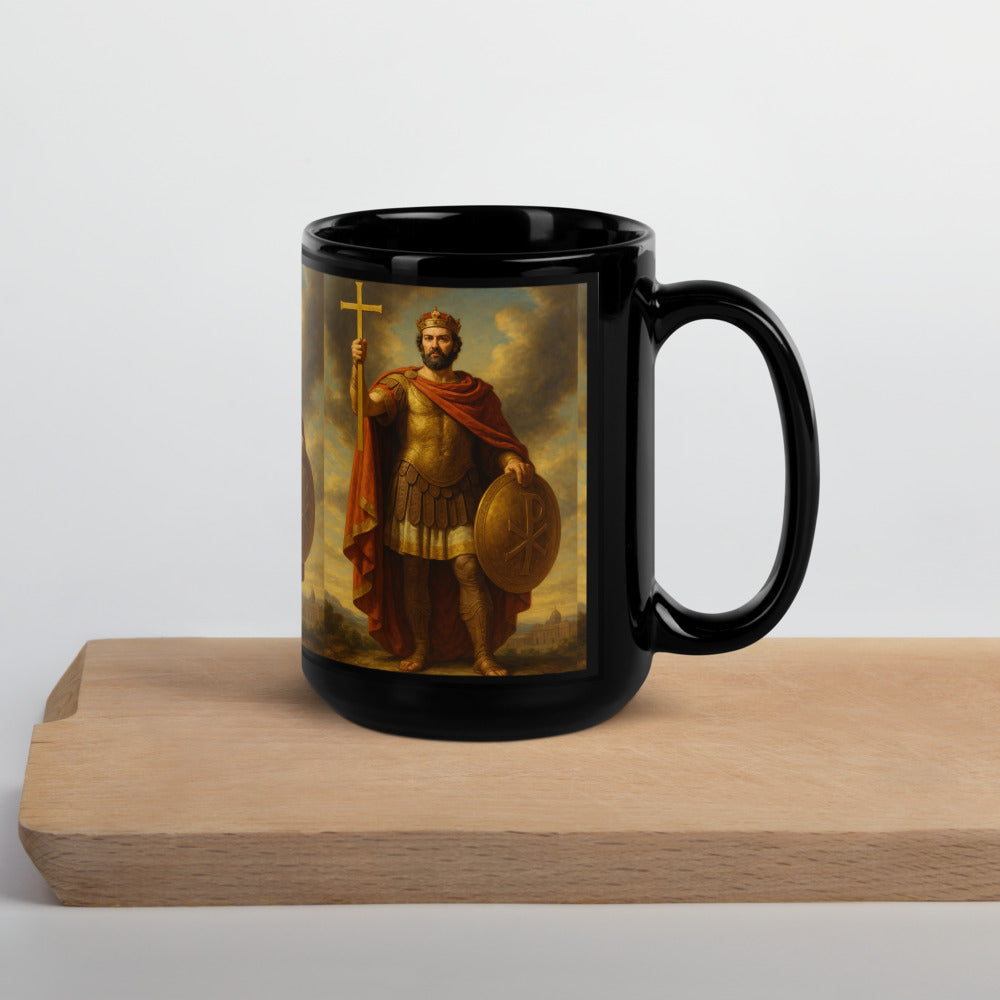Mug brillant noir - Saint Constantin