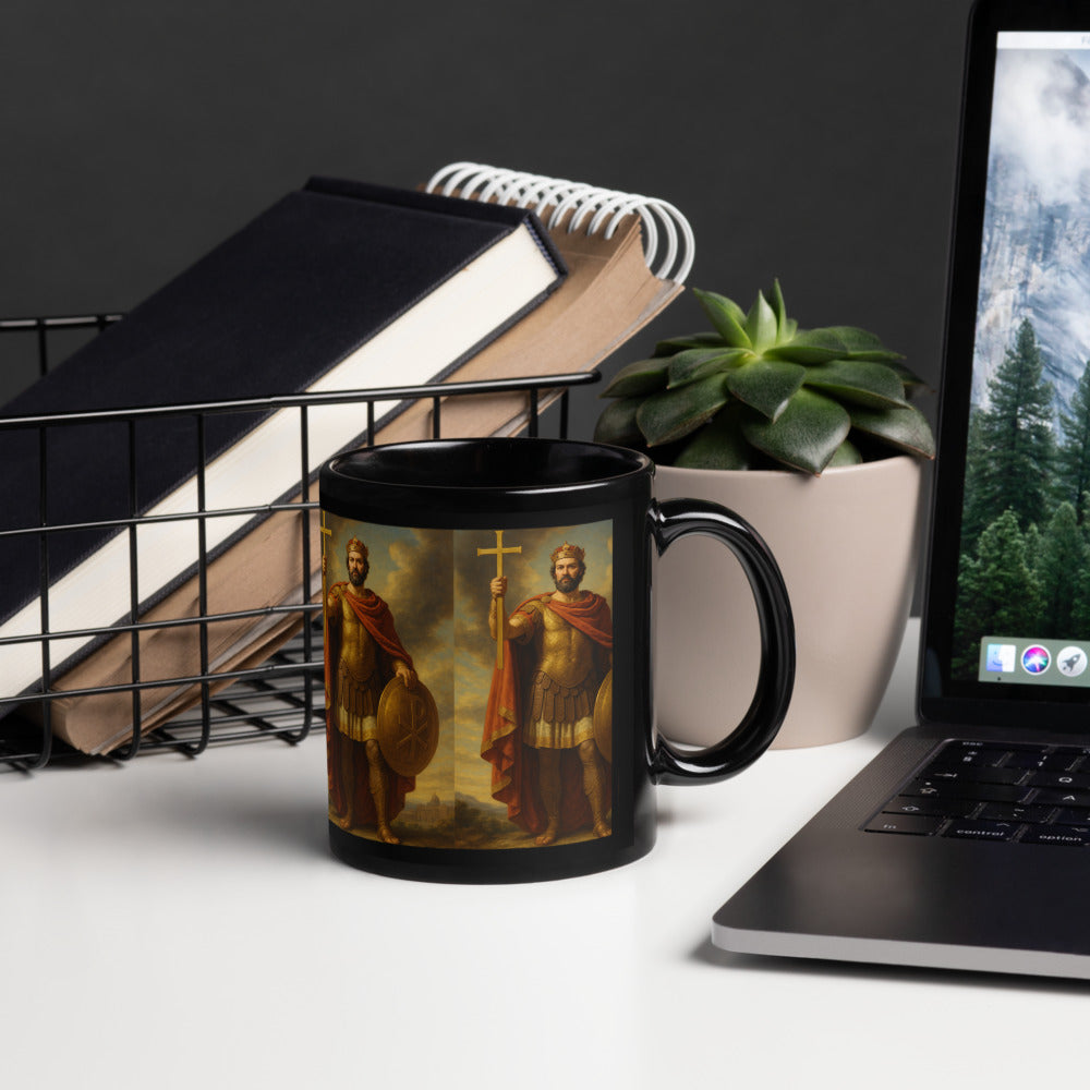Mug brillant noir - Saint Constantin