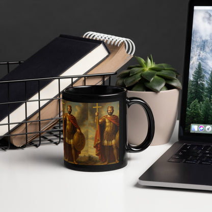 Mug brillant noir - Saint Constantin