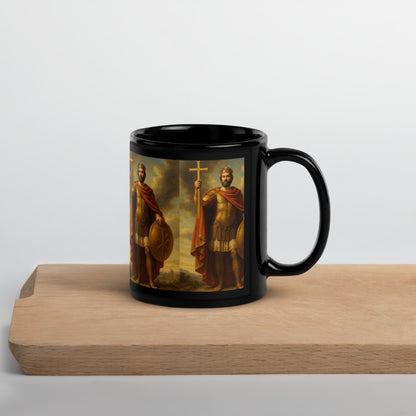 Mug brillant noir - Saint Constantin