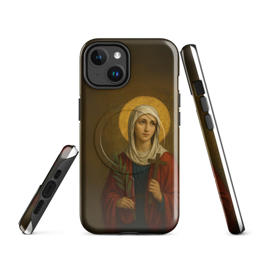 Coque solide pour iPhone (MagSafe) Sainte Nathalie